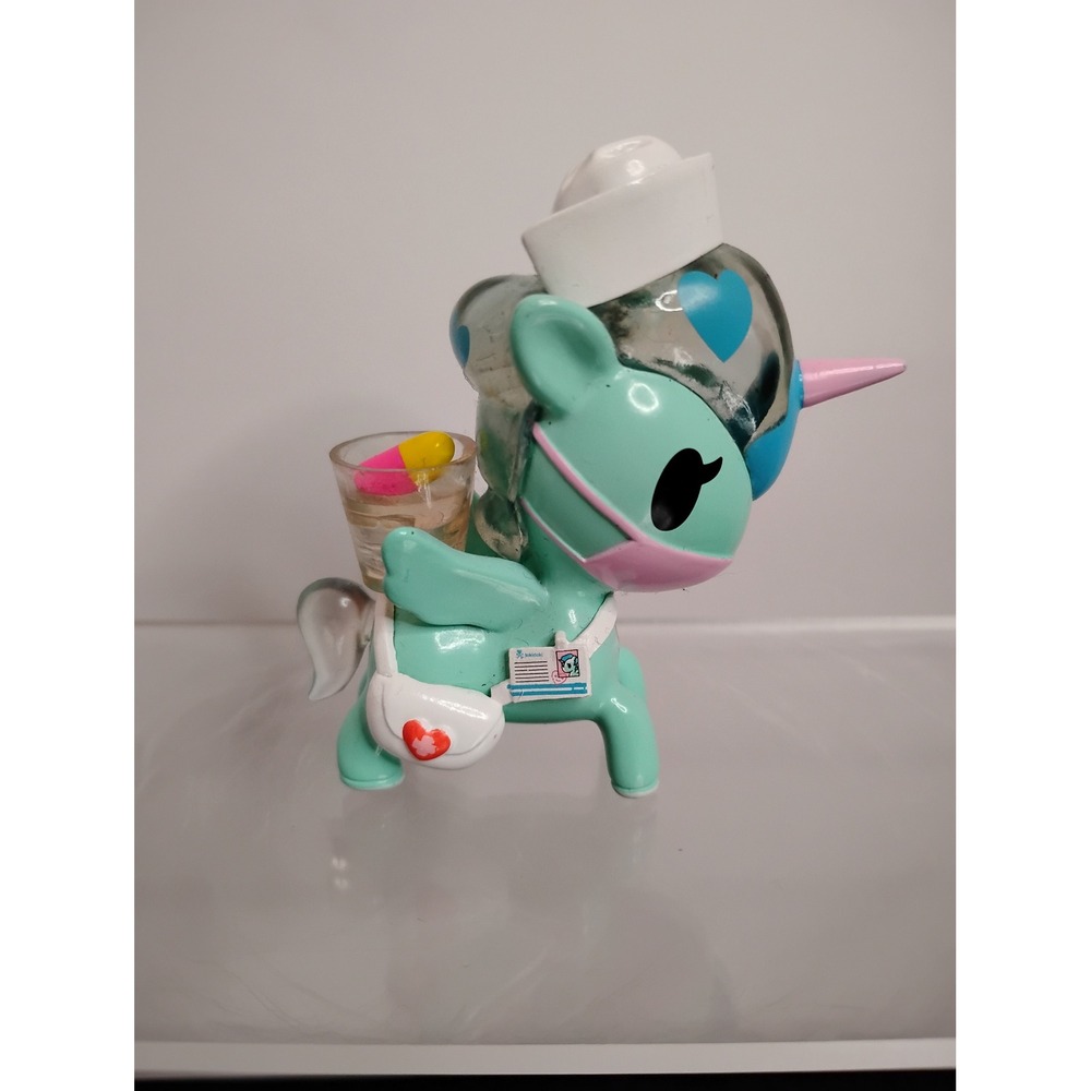 Tokidoki Unicorno Series 9 Nurse Nanako Vinyl Figure Mint Green Translucent Head
